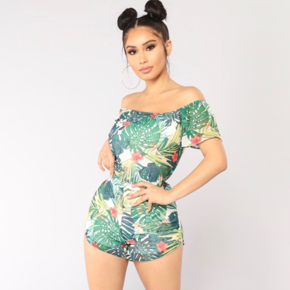 Palm Lane Tropical Romper